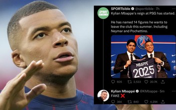 Mbappe gắn nhãn ‘fake’ cho tin PSG sẽ sa thải HLV Pochettino và bán Neymar