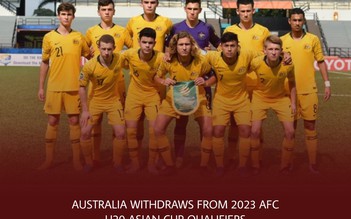 Nóng: Úc bất ngờ rút lui khỏi vòng loại giải U.20 châu Á