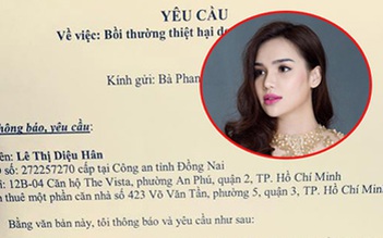 Hoa hậu Diệu Hân đòi 'chủ nhà vô cớ đánh ghen' bồi thường hơn 2 tỉ đồng
