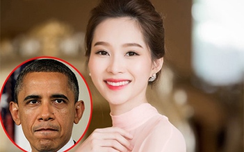 Hoa hậu Đặng Thu Thảo: 'Tay của Tổng thống Barack Obama ấm áp, rắn rỏi'