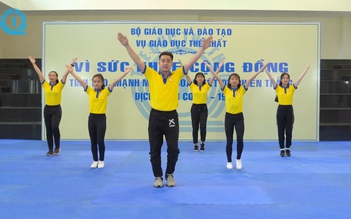 Tăng cường sức khỏe mùa Covid-19 với các bài tập Aerobic đơn giản