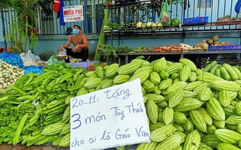 Anh Minh Râu trở lại, tặng rau cho thầy cô ngày Nhà giáo Việt Nam 20.11