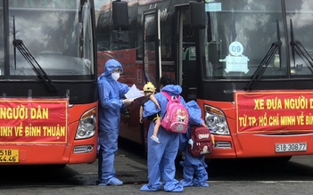 Bình Thuận: Tiếp tục đón 400 người dân từ TP.HCM về quê tránh dịch