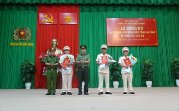 Công an Bình Thuận: Phó công an TP.Phan Thiết làm Phó phòng CSGT Công an tỉnh
