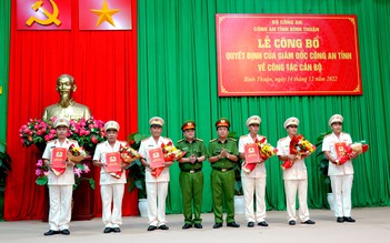 Trạm trưởng Cảnh sát giao thông làm Phó chánh Văn phòng Công an tỉnh Bình Thuận