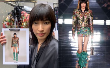 Nữ người mẫu Việt trình diễn cho Dolce & Gabbana