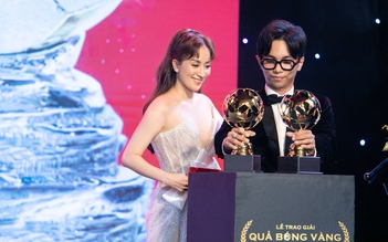 Khánh Thi, Phan Hiển trao giải tại Quả bóng vàng 2019