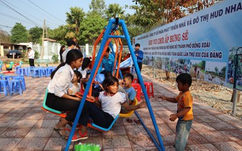 Tháng thanh niên: Khánh thành sân chơi trẻ em vùng đồng bào dân tộc thiểu số