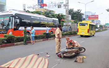 Bình Phước: Va chạm với xe buýt, 1 phụ nữ tử vong