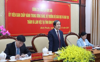 Bộ trưởng Bộ GD-ĐT Nguyễn Kim Sơn: Bình Phước cần đẩy mạnh xã hội hóa giáo dục