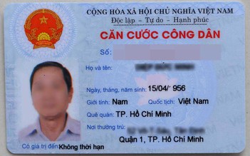 Tìm ngày sinh cho thẻ căn cước