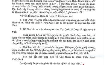 Bộ Y tế thông tin về 'thuốc làm từ thịt người'