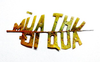 Tác phẩm độc đáo từ những chiếc lá rơi