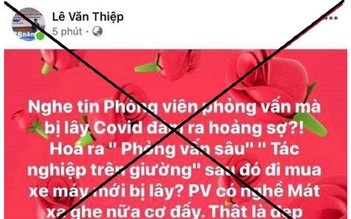 Đăng tin sai về nữ phóng viên nhiễm Covid-19: Phạt luật sư Lê Văn Thiệp 8 triệu đồng