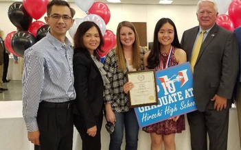 Nữ sinh gốc Việt được công nhận anh hùng ở Texas