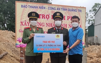 Công đoàn Báo Thanh Niên chung tay dựng mái ấm cho gia đình liệt sĩ