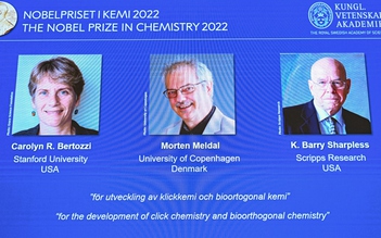 Nobel Hóa học 2022 vinh danh nghiên cứu về phân tử