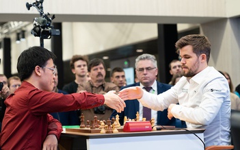 Lê Quang Liêm so tài Vua cờ Carlsen ở giải Aimchess US