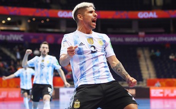 Bán kết futsal World Cup khuya nay: Messi cổ vũ Argentina đại chiến Brazil