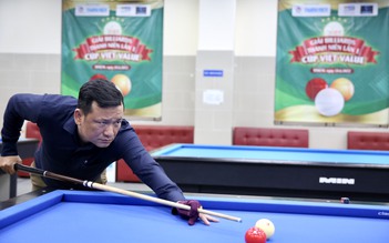 Giải billiards Thanh Niên mở rộng: ‘Món quà tinh thần cho những người làm báo’