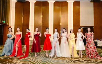 Dàn ứng viên Hoa hậu Doanh nhân Việt Nam thử trang phục NEVA trước thềm chung kết