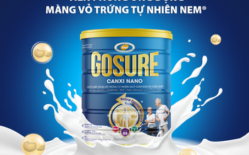 Gosure Canxi - ứng dụng màng vỏ trứng tự nhiên NEM giúp tăng cường sức khỏe xương khớp