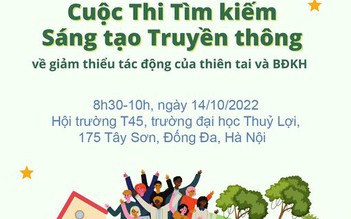 Tìm kiếm sáng tạo truyền thông: giảm thiểu tác động của thiên tai, biến đổi khí hậu