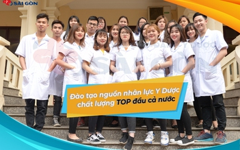 Trường cao đẳng Y Dược Sài Gòn đào tạo chất lượng TOP đầu cả nước