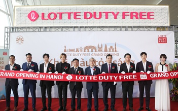 Lotte Duty Free khai trương tại sân bay quốc tế Nội Bài Hà Nội