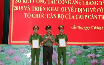 Công an Cần Thơ có thêm 2 phó giám đốc