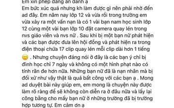 Xôn xao thông tin nam sinh đặt máy quay lén nữ sinh trong nhà vệ sinh