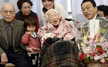 Cụ bà già nhất thế giới đón tuổi 117
