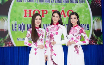 Hoa hậu Tiểu Vy làm đại sứ Lễ hội Nho và vang Ninh Thuận 2019