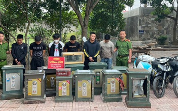 Nghệ An: Bắt 6 nghi can thực hiện 25 vụ phá két sắt trộm tiền nhà chùa, nhà thờ