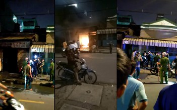 TP.HCM: Nam thanh niên bị công an vây bắt sau vụ cháy nhà