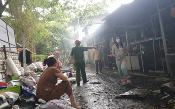 TP.HCM: Cháy lớn tại Q.12, nhiều tài sản nhà dân bị thiêu rụi