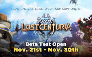 Game thủ có thể tham gia thử nghiệm Summoners War: Lost Centuria từ hôm nay