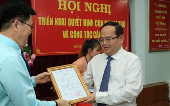 Ban Bí thư chỉ định ông Quản Minh Cường làm Phó bí thư Tỉnh ủy Đồng Nai