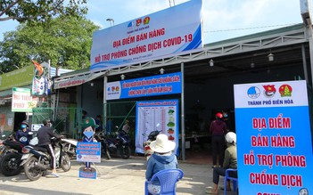 Thành đoàn Biên Hòa mở điểm bán hàng bình ổn giá, giúp người dân vùng dịch