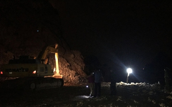 Sập mỏ đá ở Quảng Ninh, 1 công nhân mất tích
