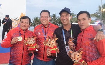 Bóng ném bãi biển SEA Games 31: Việt Nam thắng tuyệt đối