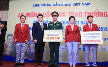 HCV Olympic Hoàng Xuân Vinh đã được nhận tiền thưởng “khủng”