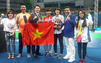 Kim Tuyền đoạt tấm HCB taekwondo thế giới đầu tiên cho Việt Nam