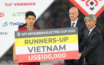 Á quân AFF Cup 2022 tuyển Việt Nam được AFF và VFF thưởng 7,3 tỉ đồng