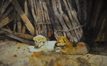 Những chú chó trong tranh các họa sĩ Việt