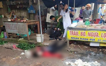 Nghi phạm mang 3 khẩu súng bắn chết cô gái bán đậu ở chợ đã tử vong