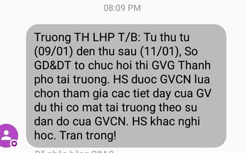 Học sinh kém không được tham dự lớp thi giáo viên giỏi vì 'bệnh thành tích' ?