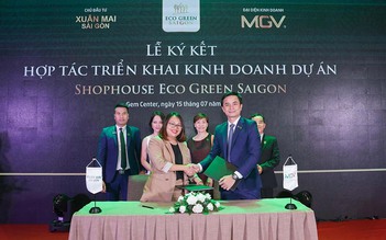 Xuân Mai Sài Gòn và MGV ký hợp tác kinh doanh Shophouse dự án Eco Green Saigon