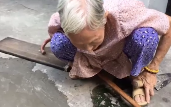 Cụ bà 80 tuổi 'rảnh nhất Sài Gòn' suốt 20 năm tìm ổ gà để vá đường