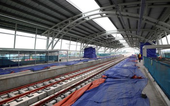 Cận cảnh nhà ga sẽ hoàn thành đầu tiên của tuyến metro số 1